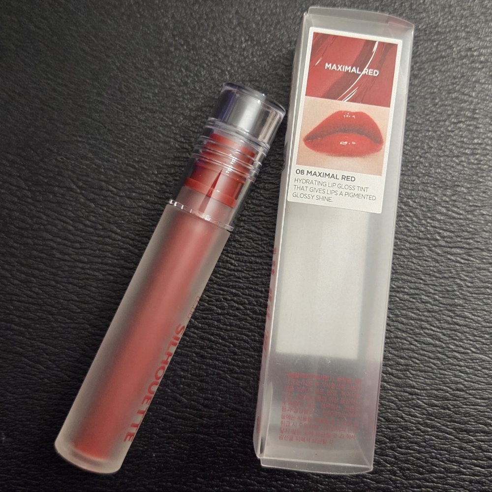 🔥I'M MEME Gloss Tint Lip Silhouette in 08 Maximal Red